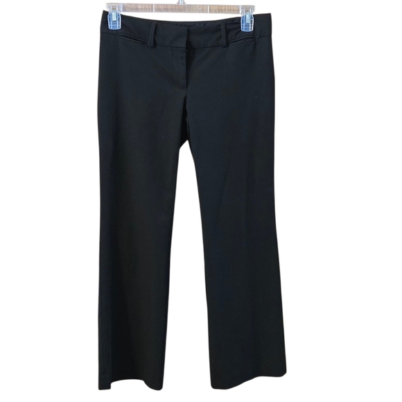 Ann Taylor Loft "Marisa Trouser" Classic Black Boot Cut Dress Pants Women's 6P - Picture 1 of 11